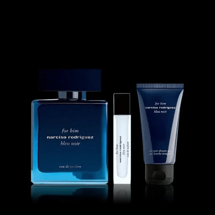 Bleu Noir By Narciso Rodriguez For Him 3.4oz 3pc Gift Set Spray by perfumesandrea