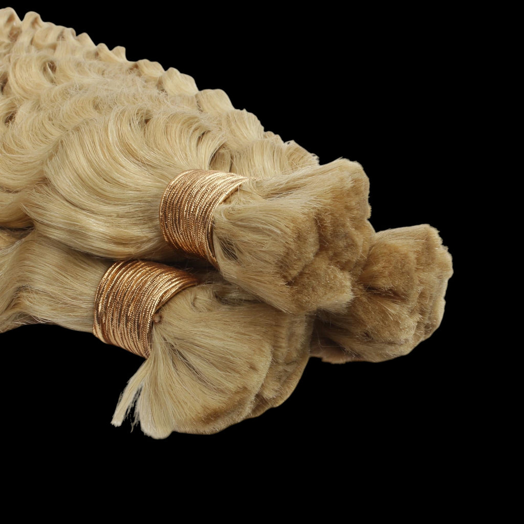 Blonde Deep Wave Bulk 100% Human Braiding Hair by Private Label