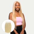 Blonde Straight 4x4 Transparent Lace Human Hair Closure by Private Label