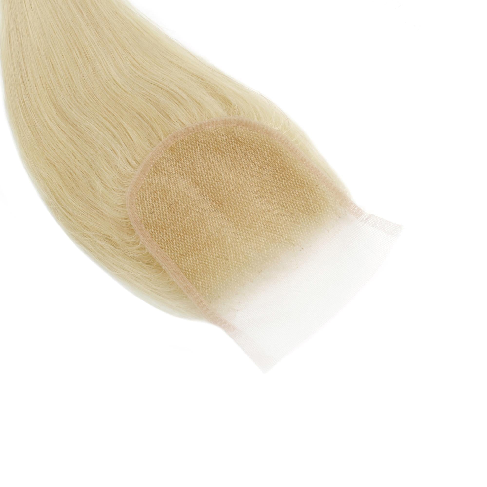 Blonde Straight 4x4 Transparent Lace Human Hair Closure by Private Label