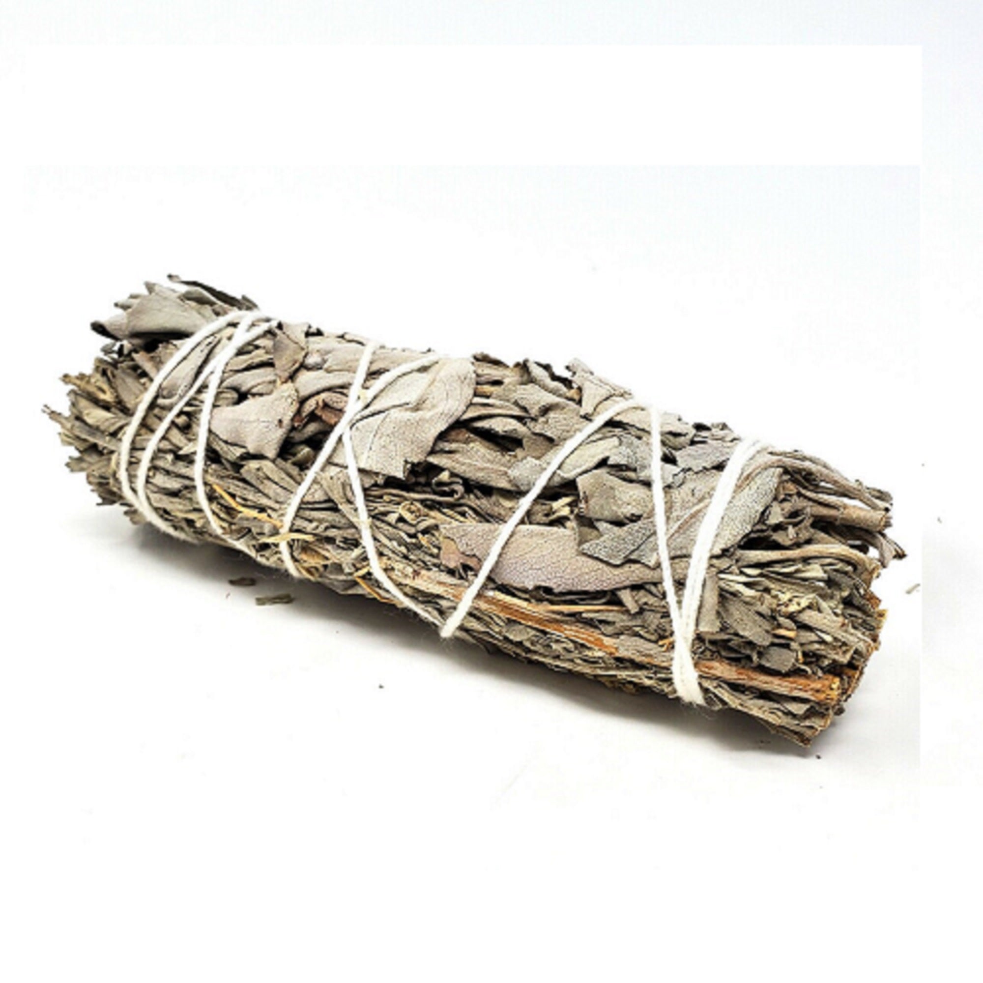 White Sage & Blue Sage Smudge Stick 3-4" - 2 PACK Bundle by OMSutra by VYSN
