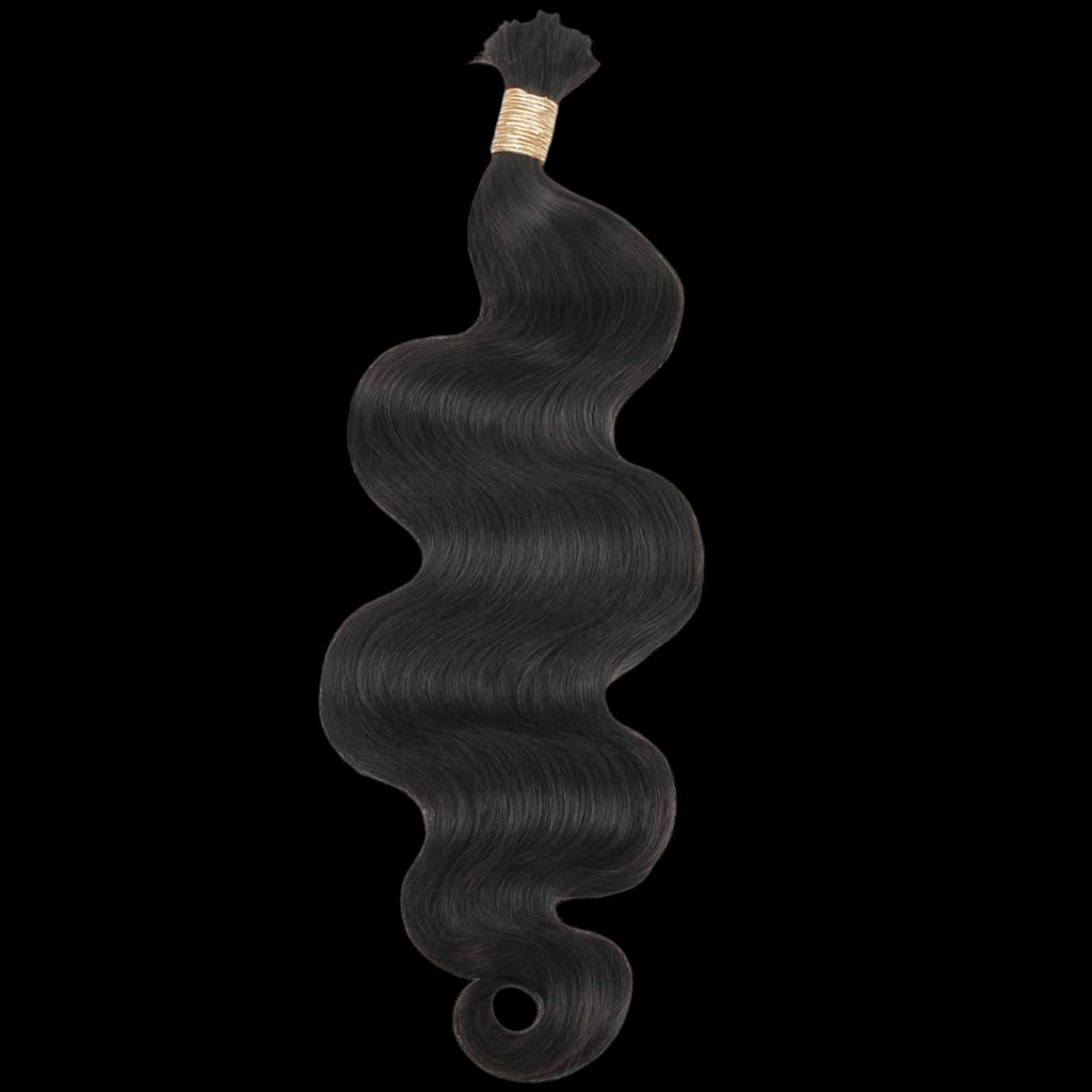 Body Wave Bulk 100% Human Braiding Hair by Private Label