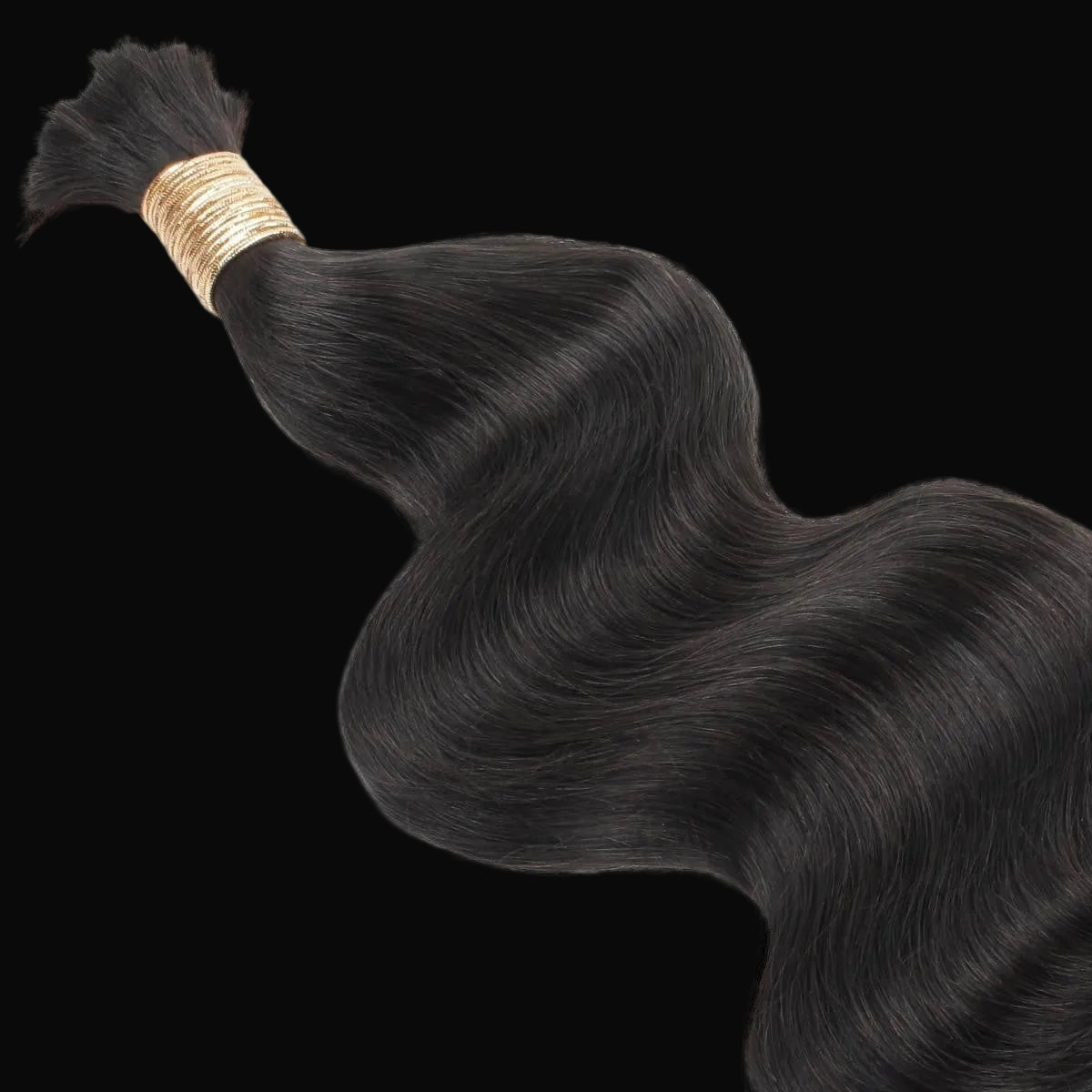 Body Wave Bulk 100% Human Braiding Hair by Private Label