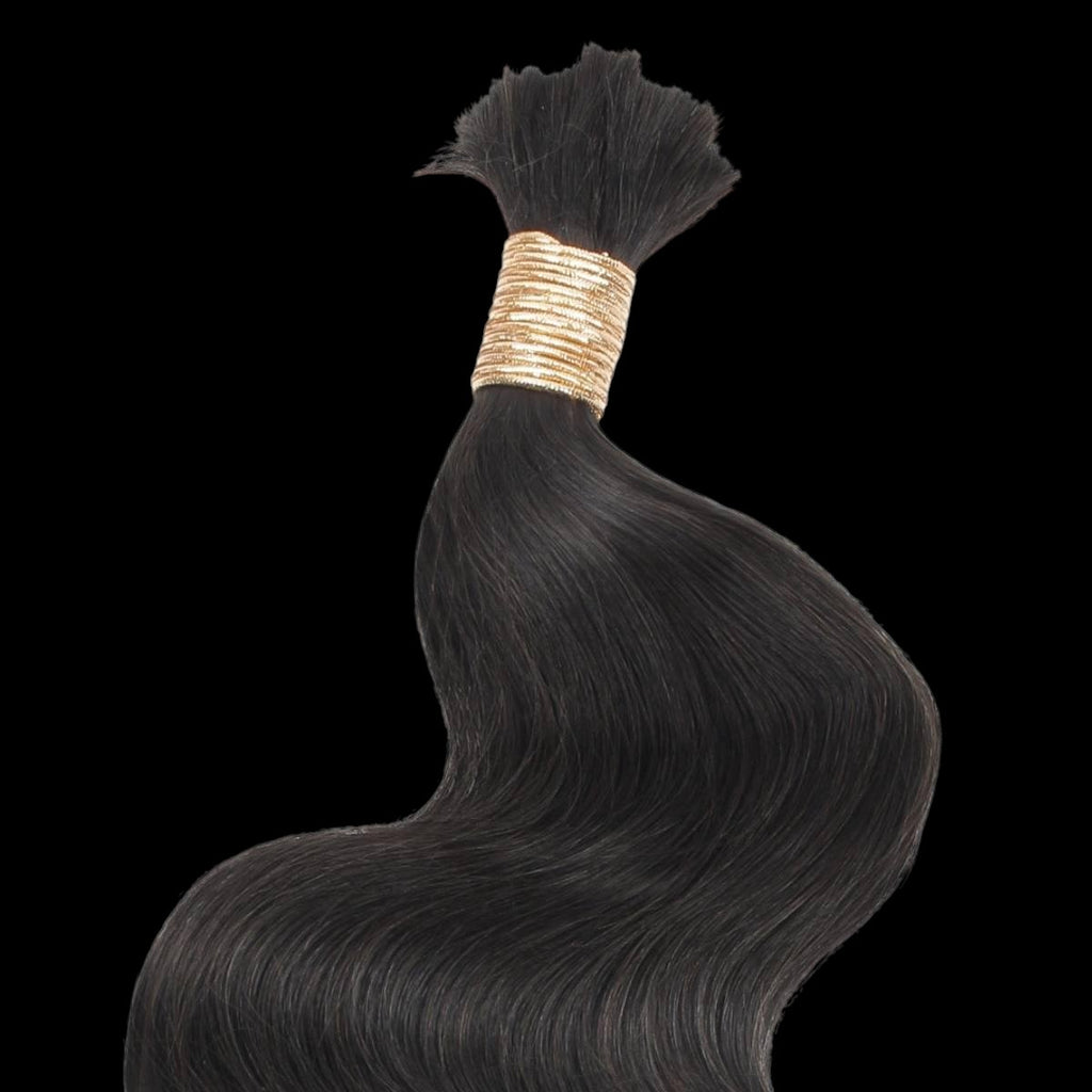 Body Wave Bulk 100% Human Braiding Hair by Private Label