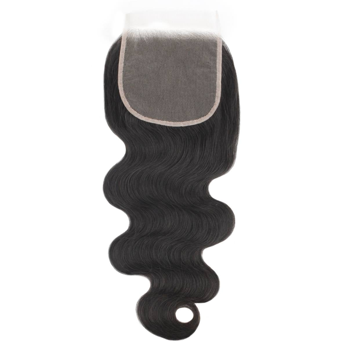 Body Wave 5x5 Transparent Lace Human Hair Closure by Private Label