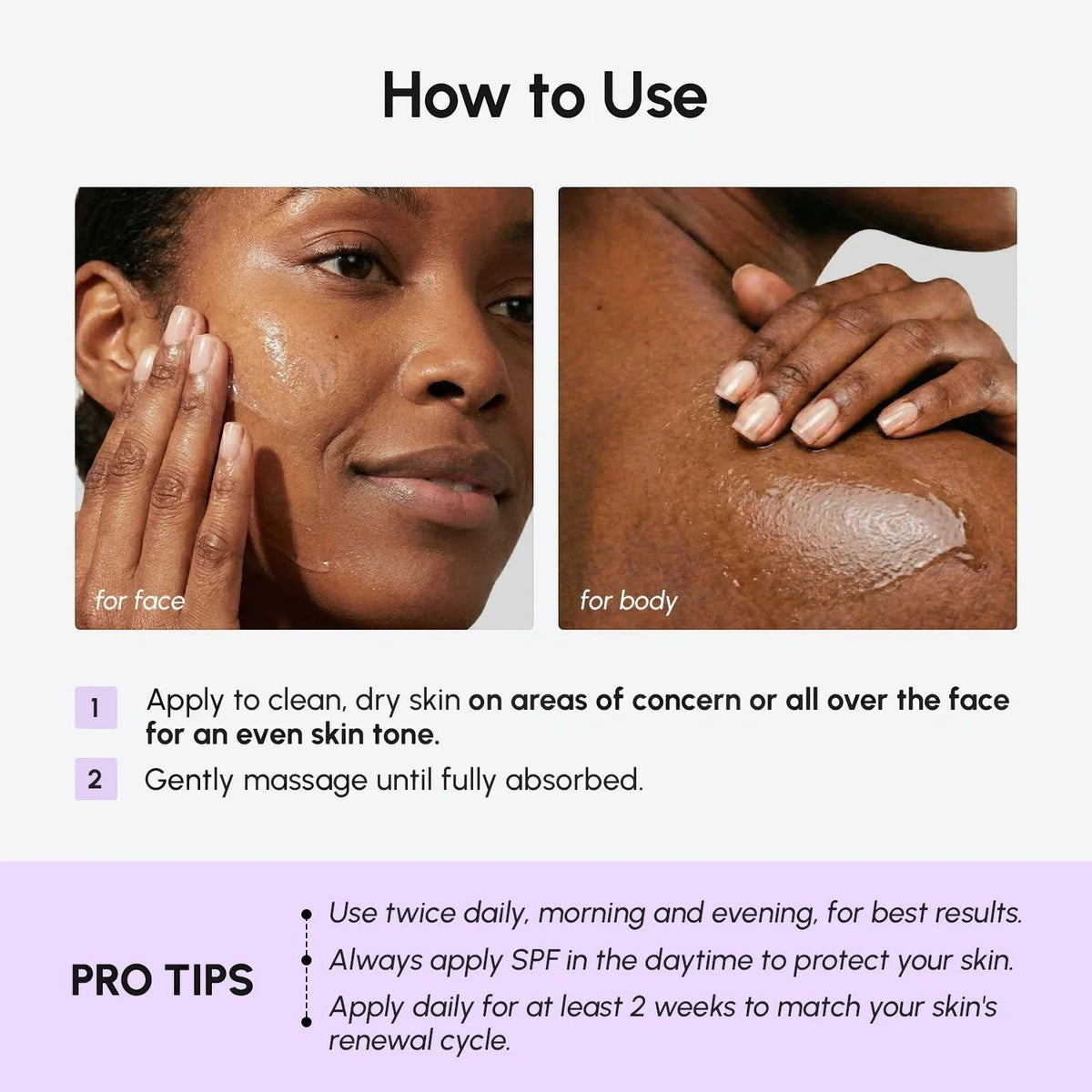 Face & Body Serum for Dark Spots by Maree
