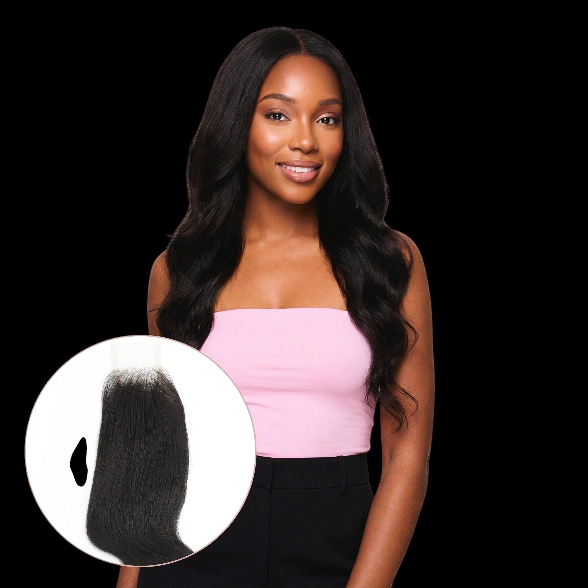 Brazilian Body Wave 2x6 HD Lace Human Hair Closure by Private Label