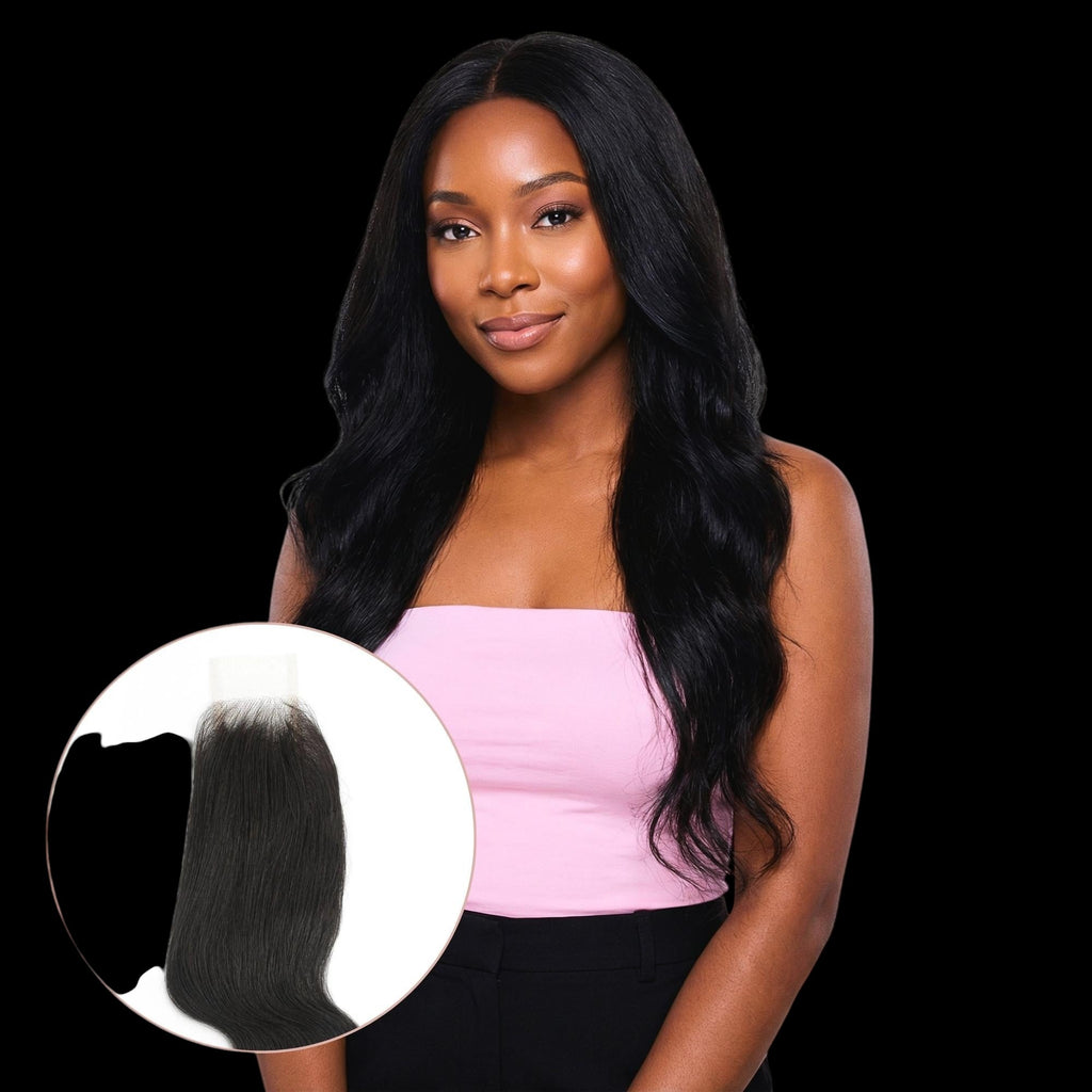 Brazilian Body Wave 2x6 Transparent Lace Human Hair Closure by Private Label