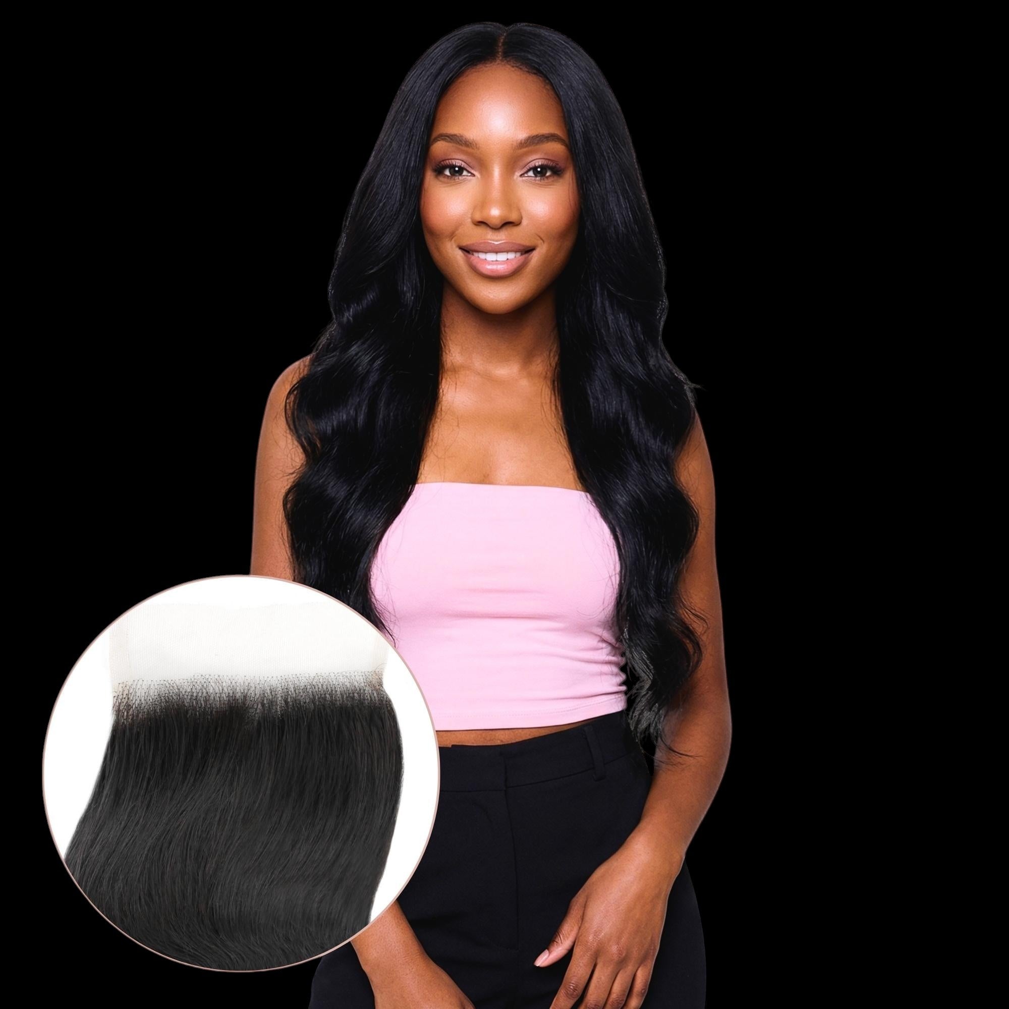 Brazilian Body Wave 4x4 Transparent Lace Human Hair Closure by Private Label