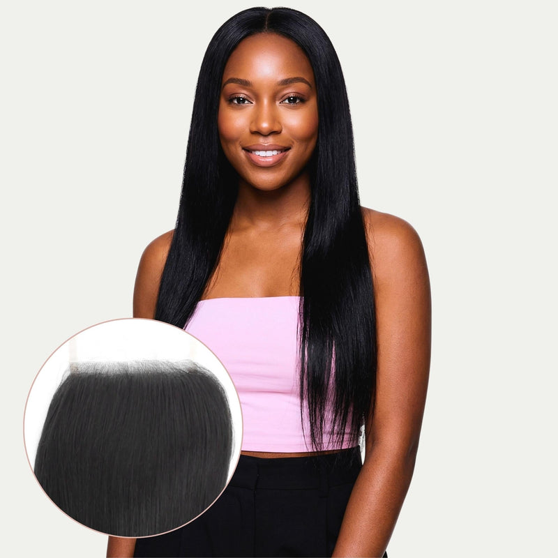 Brazilian Silky Straight 4x4 Transparent Lace Human Hair Closure by Private Label