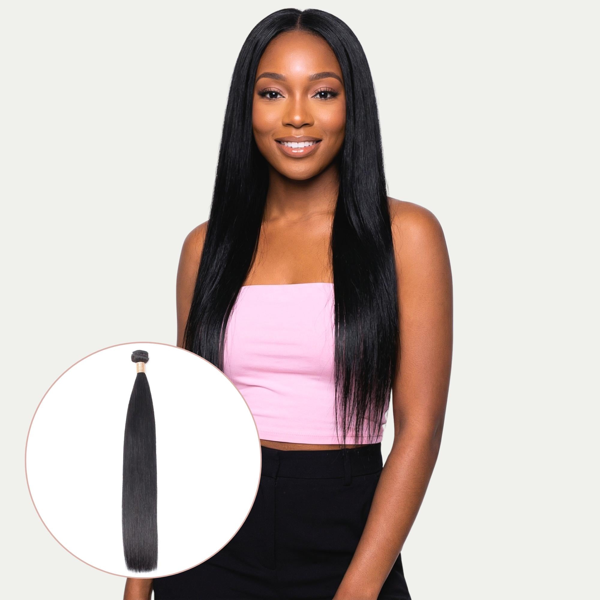 Brazilian Straight 100% Human Hair Bundles by Private Label