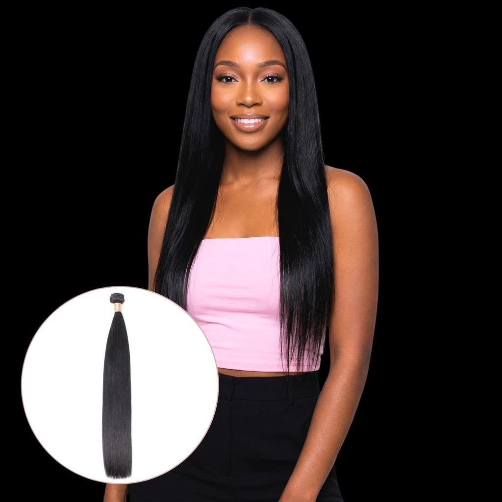 Brazilian Straight 100% Human Hair Bundles by Private Label