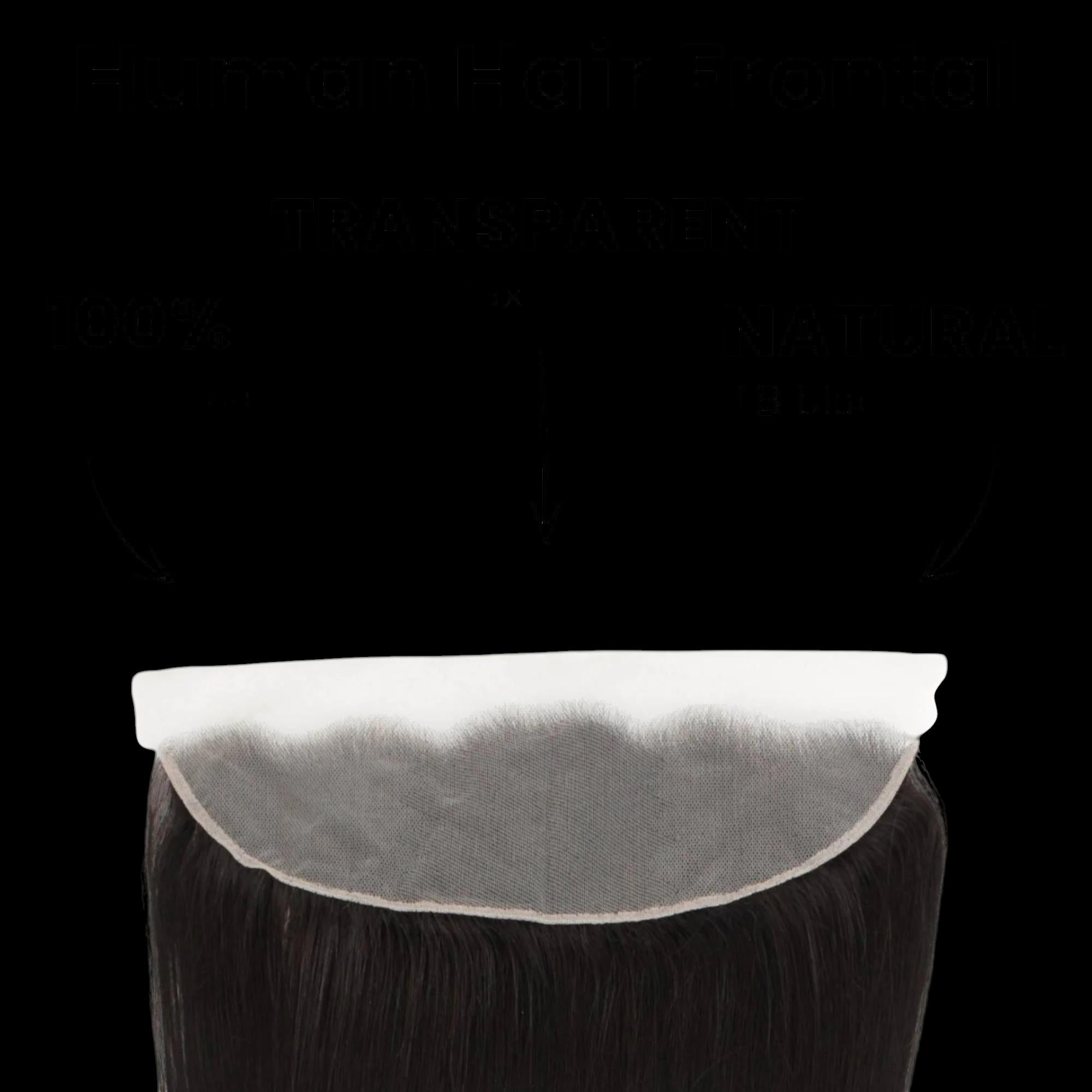 Brazilian Straight 13x4 Transparent Lace Human Hair Frontal by Private Label
