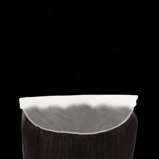 Brazilian Straight 13x4 Transparent Lace Human Hair Frontal by Private Label