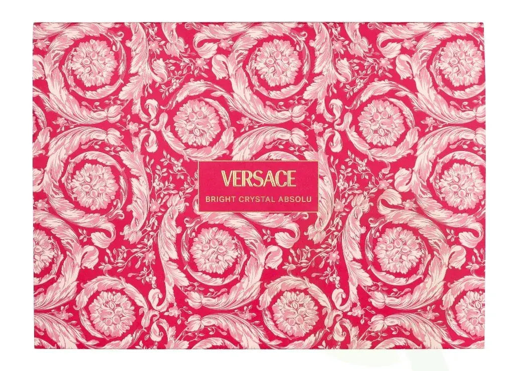 Bright Crystal Absolu By Versace For Women 4Pcs Set EDP Spray by perfumesandrea