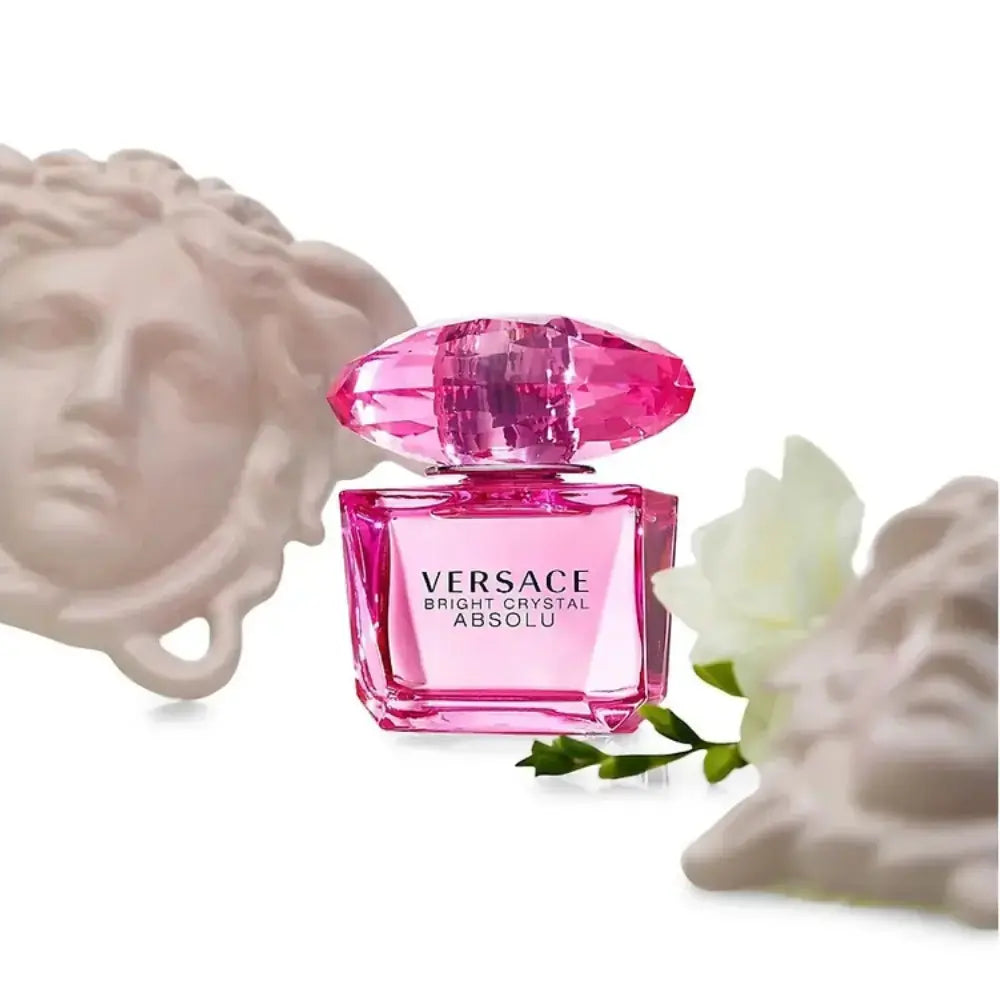 Bright Crystal Absolu By Versace For Women 4Pcs Set EDP Spray by perfumesandrea