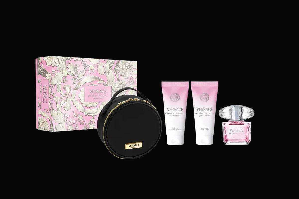 Bright Crystal By Versace For Women 4Pcs Set EDT Spray by perfumesandrea