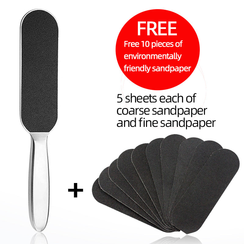 Stainless Steel Double Side Foot File Replace Sanding Cloth Pedicure Foot-Care-Tool Dead Skin Remover Foot Rasp Refill by V.I.P Digital Presence