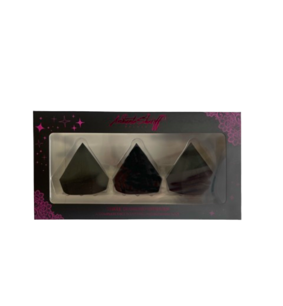 Ashunta Sheriff Beauty Diamond Sponge 3 pc set by Ashunta Sheriff Beauty