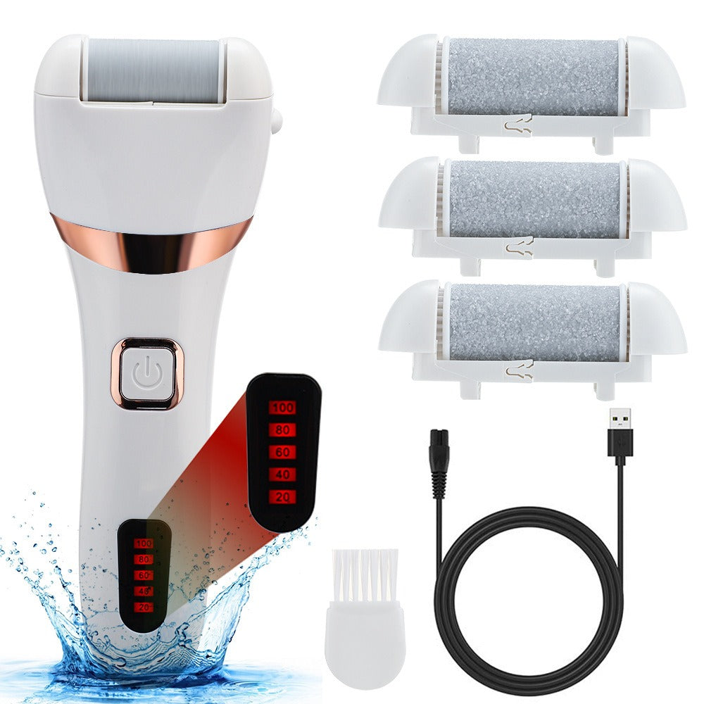 Rechargeable 7 Waterproof Electric Foot Grinder Dead Skin Cutin Removal Household Electric Foot Beauty Foot Grinder Kit by V.I.P Digital Presence