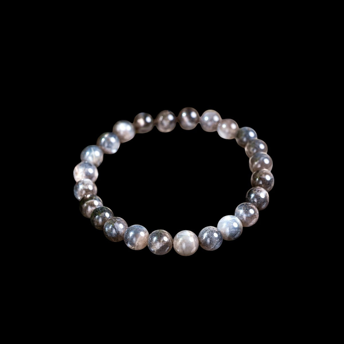 The Empath’s Cord Cutter – Black Moonstone Bracelet by Conscious Items
