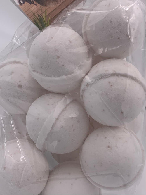 14 bath bombs in Little Black Dress fragrance, gift bag bath fizzies, great for dry skin, shea, cocoa, 7 ultra rich oils by Spa Pure
