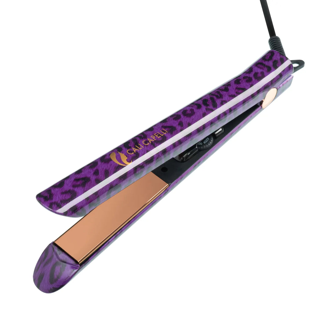 Limited: Pro-Series 1″ Titanium Hair Straightener Leopard by Calicapelli Hair Tools by VYSN