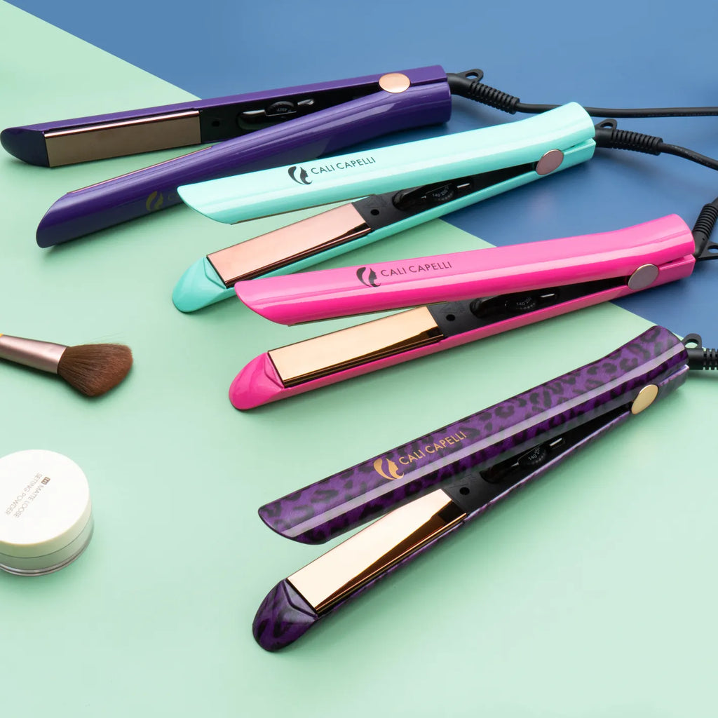 Limited: Pro-Series 1″ Titanium Hair Straightener Leopard by Calicapelli Hair Tools by VYSN