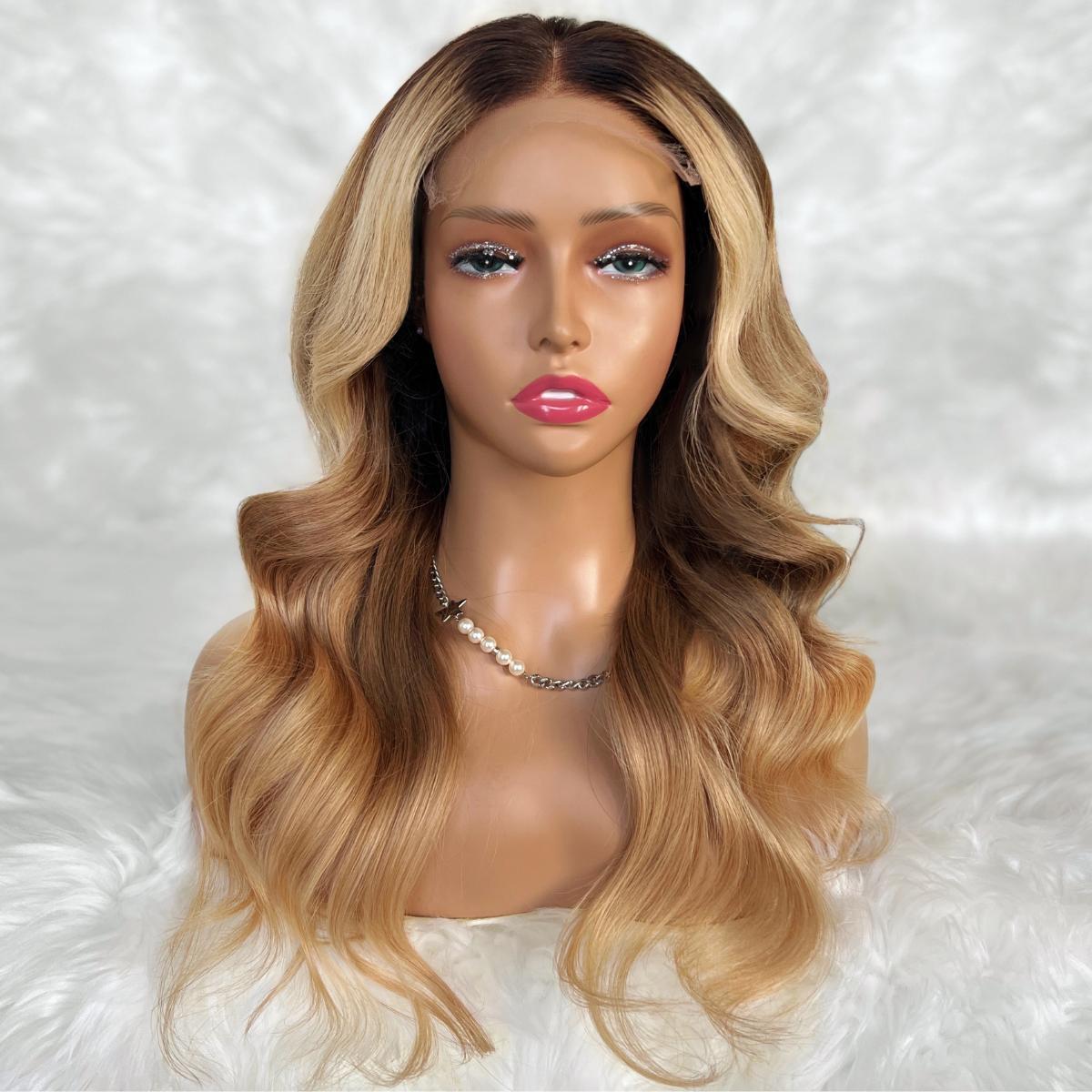 Charlotte Glueless 5x5 HD Lace Professionally Colored 100% Human Hair Closure Wig by Private Label