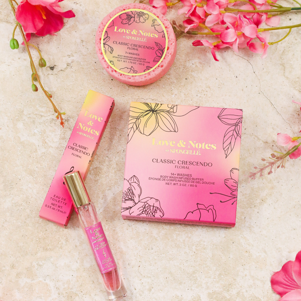 Classic Crescendo Love & Notes Trio Set by Spongellé