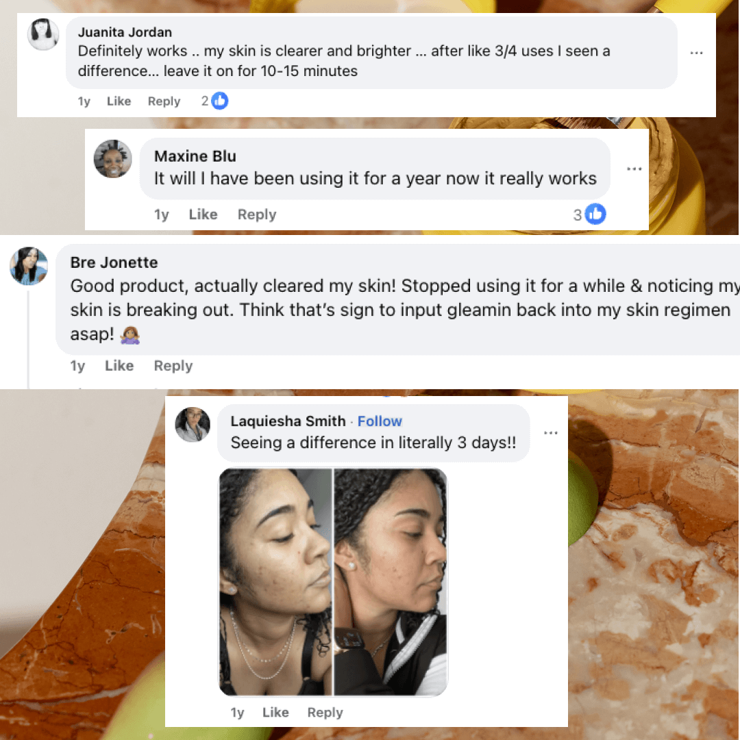 Vitamin C Clay Mask by Gleamin