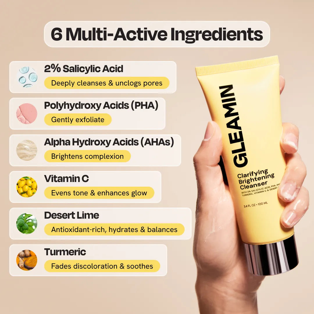 Clarifying Brightening Cleanser by Gleamin