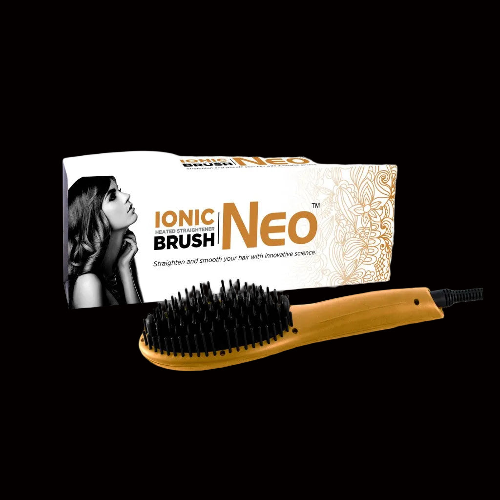 Digital Far-Infrared Ionic Technology Heated Straightening Brush - Metallic Copper by VYSN