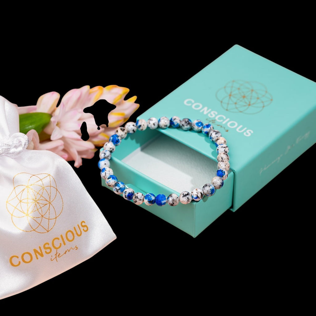 Rare K2 Stone Bracelet of Spiritual Adventure | 6mm by Conscious Items