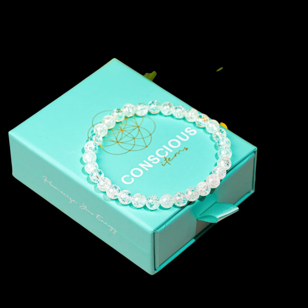 Emotional Ice Bath – The Ice Quartz Bracelet | 6mm by Conscious Items