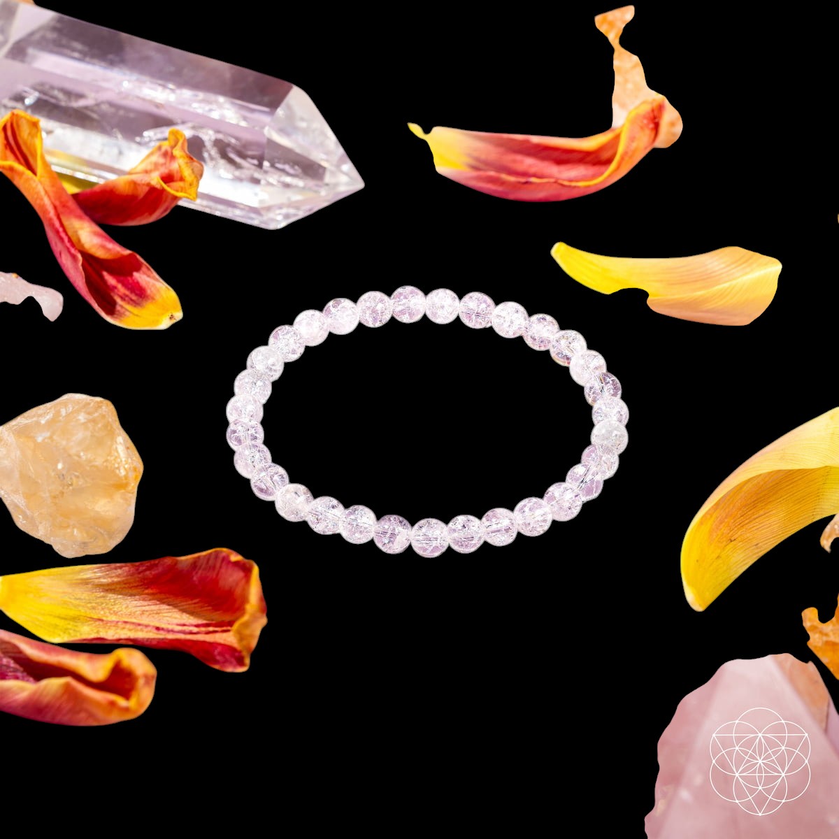 Emotional Ice Bath – The Ice Quartz Bracelet | 6mm by Conscious Items