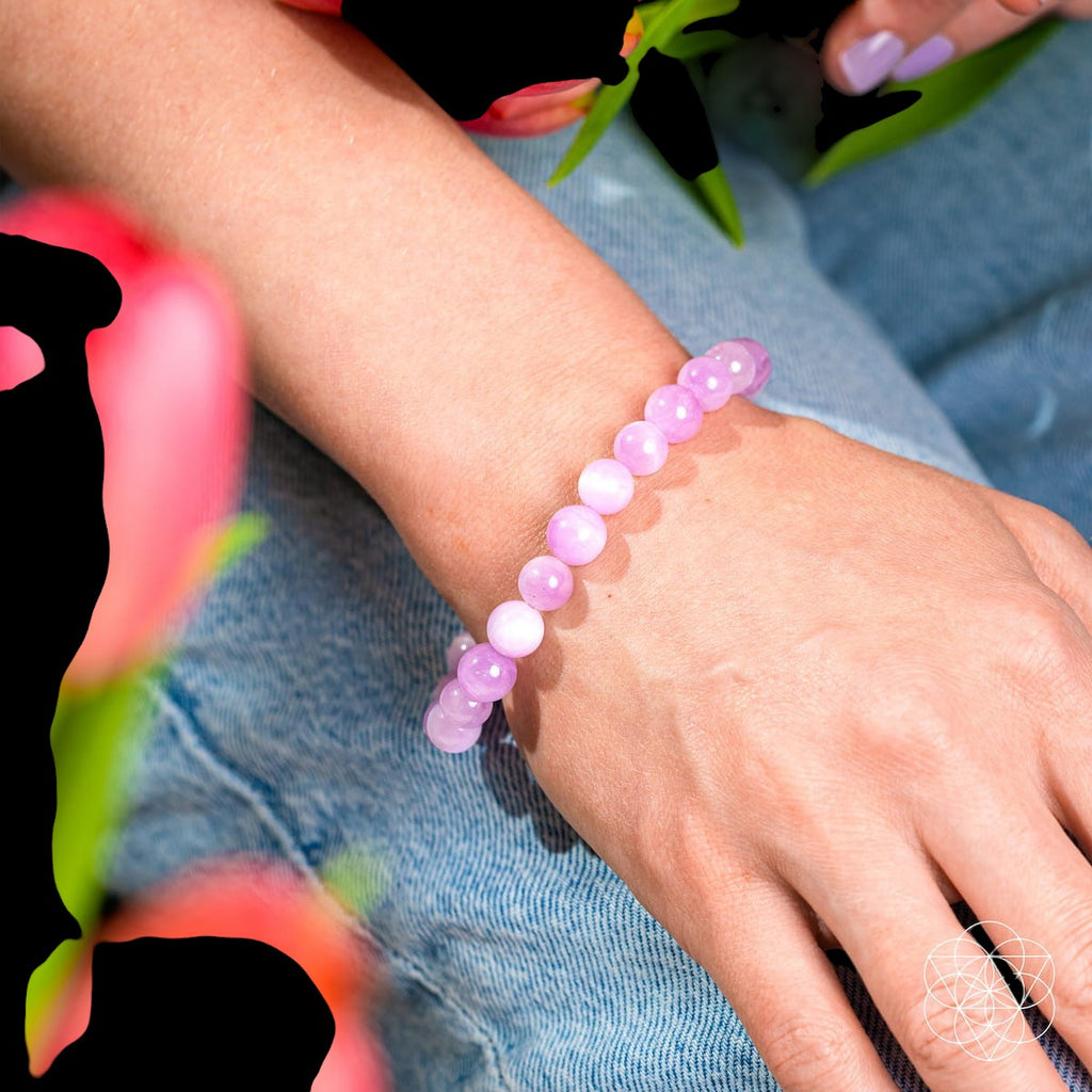 The Heart Reset - Rare Pink Kunzite Bracelet by Conscious Items