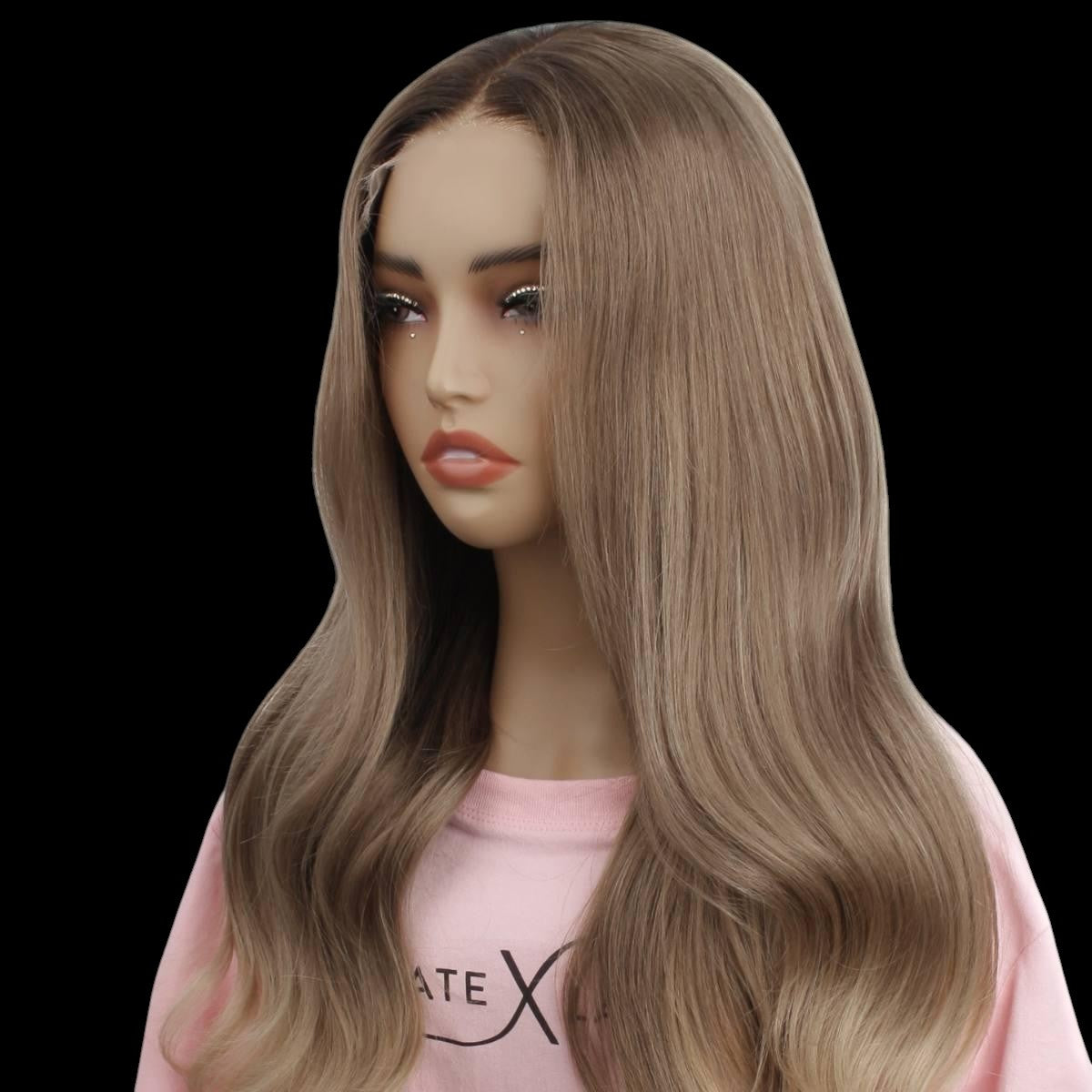 Cora Glueless 5x5 HD Lace Professionally Colored 100% Human Hair Closure Wig by Private Label