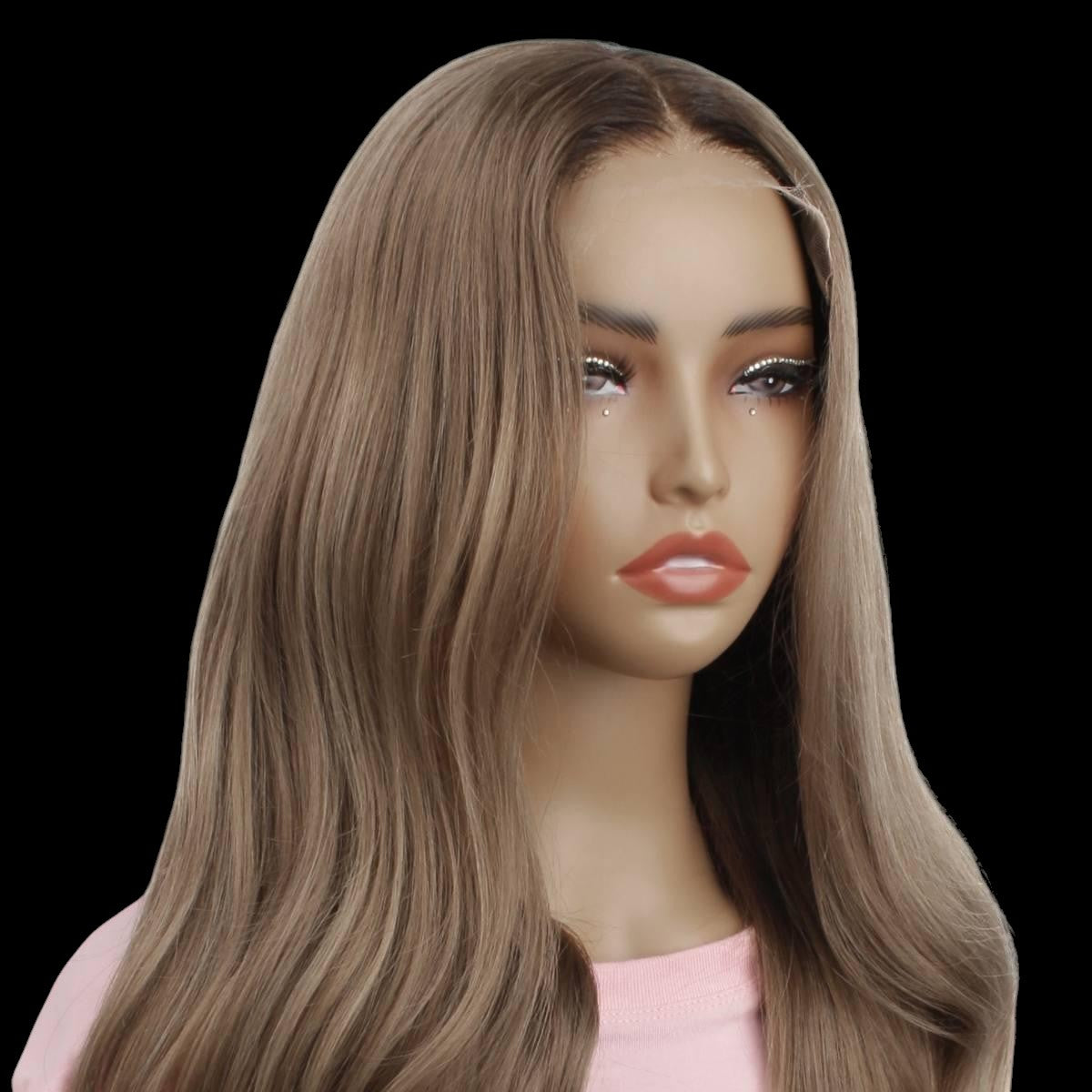 Cora Glueless 5x5 HD Lace Professionally Colored 100% Human Hair Closure Wig by Private Label