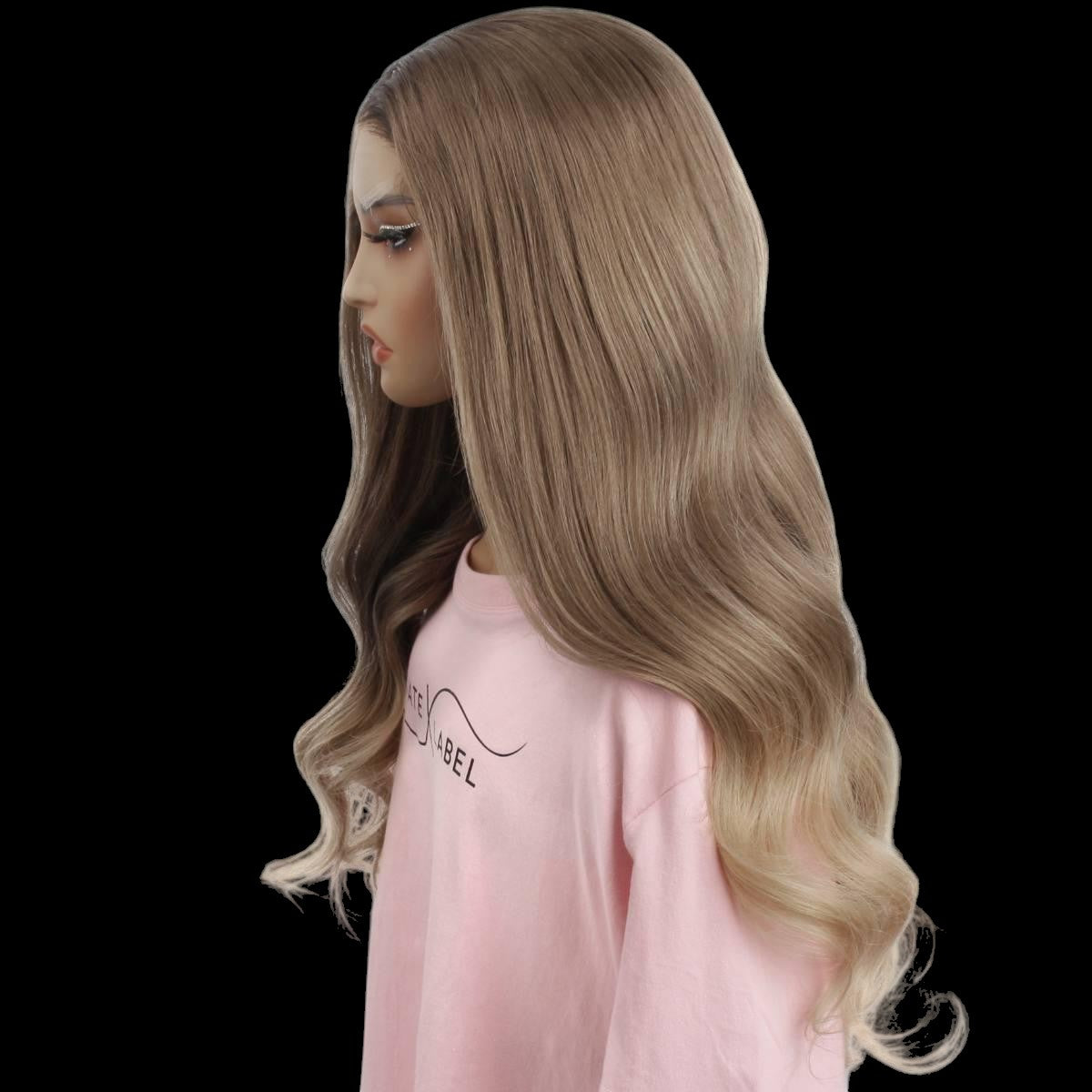 Cora Glueless 5x5 HD Lace Professionally Colored 100% Human Hair Closure Wig by Private Label