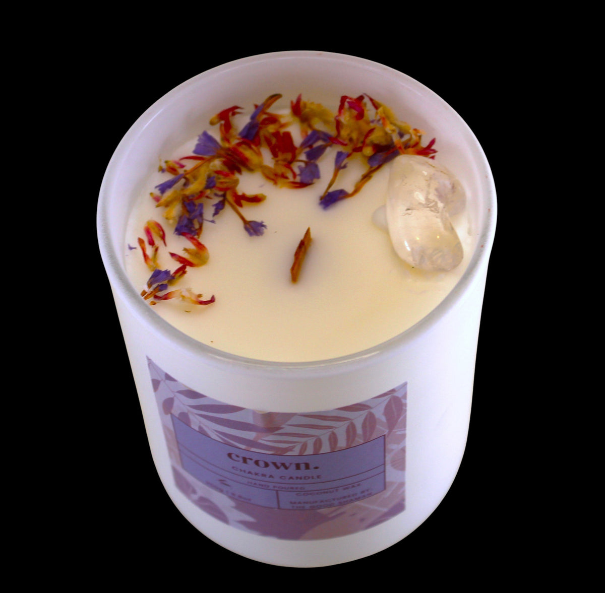 Crown Chakra Luxe Natural Coconut Wax Scented Candle - AetherLux.Shop
