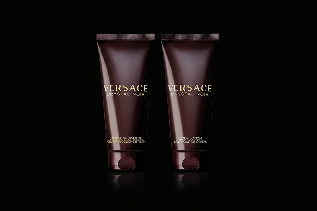 Crystal Noir By Versace For Women 4Pcs Set EDP Spray by perfumesandrea