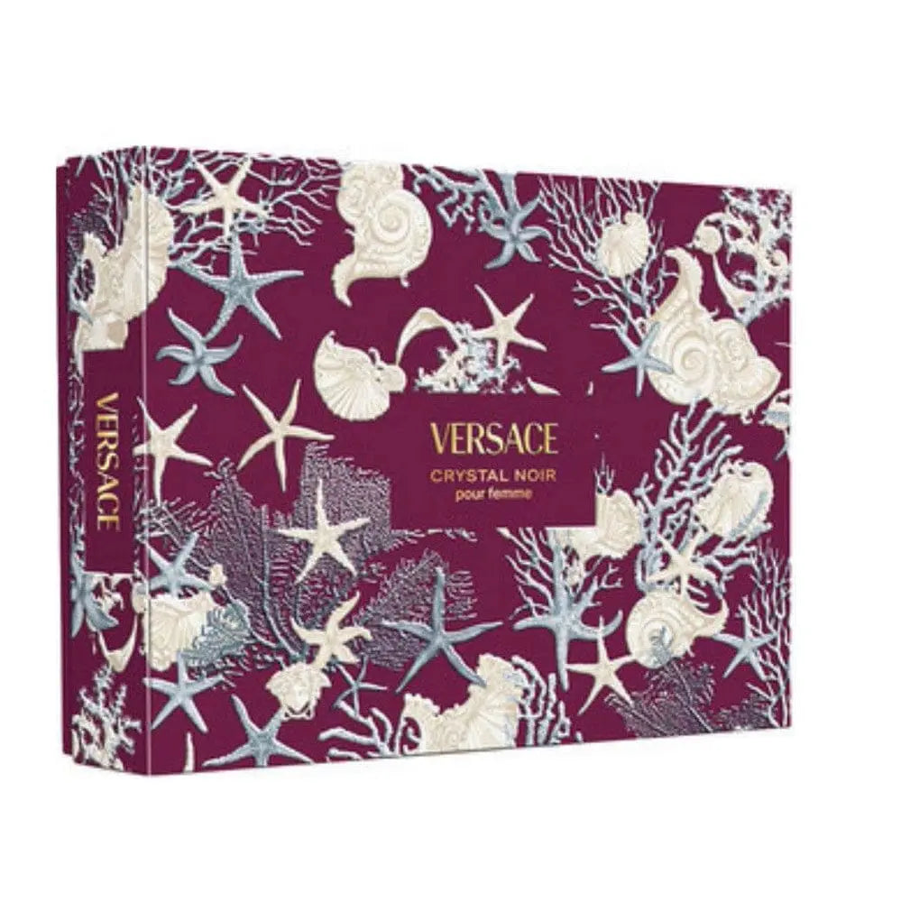 Crystal Noir By Versace For Women 4Pcs Set EDP Spray by perfumesandrea