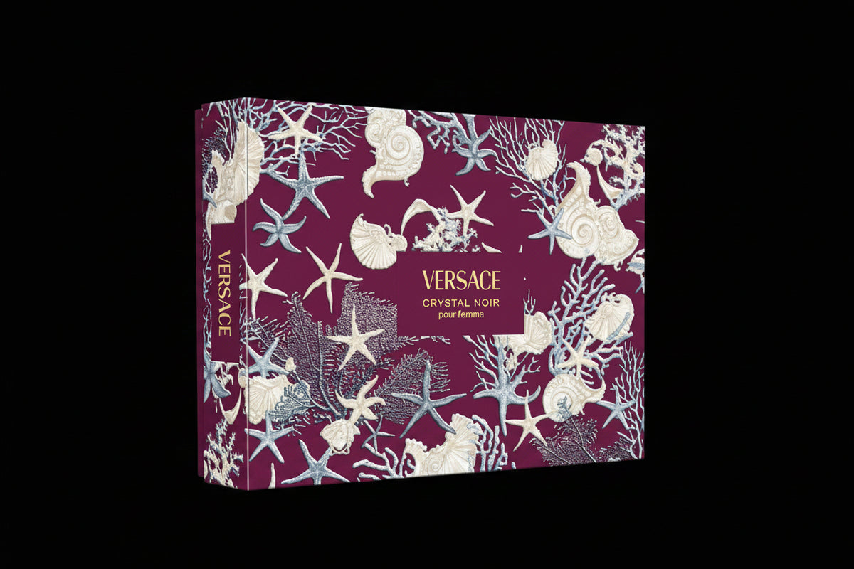 Crystal Noir By Versace For Women 4Pcs Set EDP Spray by perfumesandrea