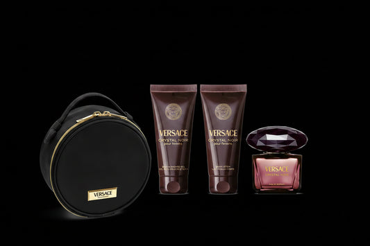 Crystal Noir By Versace For Women 4Pcs Set EDP Spray by perfumesandrea