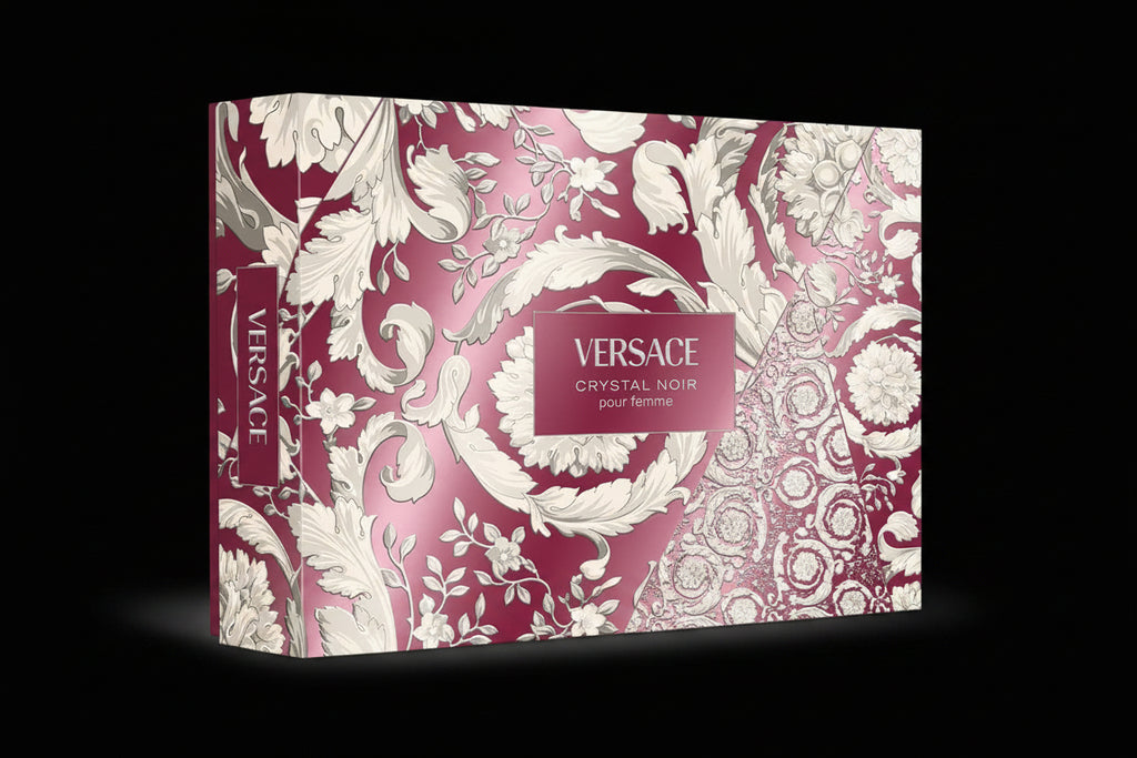 Crystal Noir By Versace For Women 4Pcs Set EDP Spray by perfumesandrea