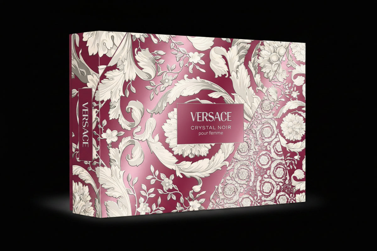 Crystal Noir By Versace For Women 4Pcs Set EDP Spray by perfumesandrea