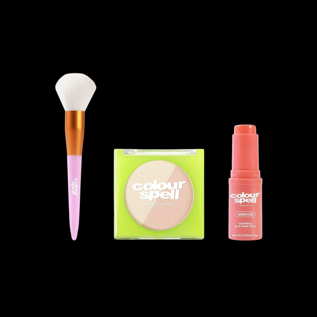 #Glowup Collection- Highlight, Blush & Brush by ColourSpell