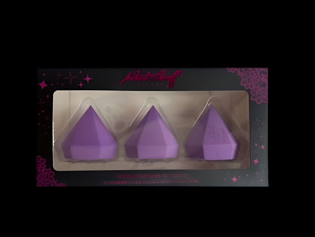 Ashunta Sheriff Beauty Diamond Sponge 3 pc set by Ashunta Sheriff Beauty