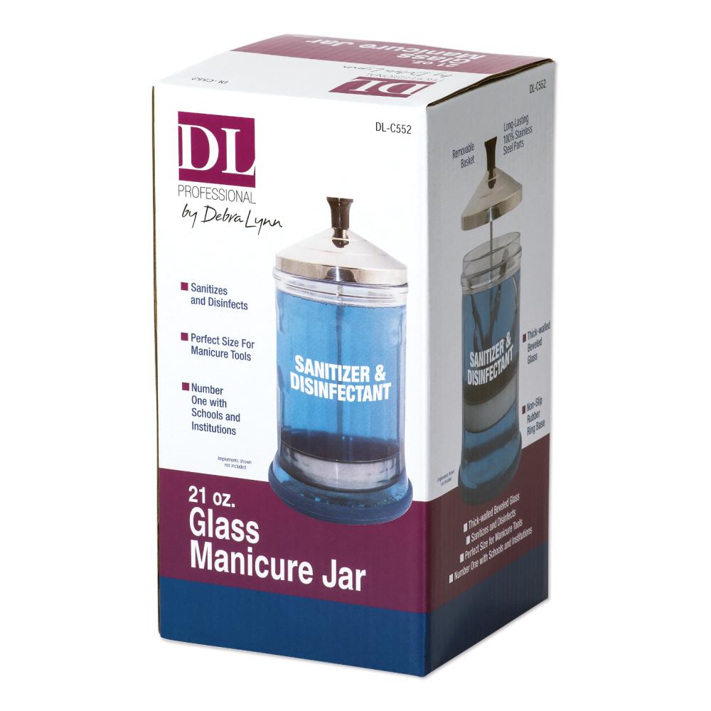 DL Pro Glass Disinfectant Jar 21oz by Beauty Supply 123 Outlet